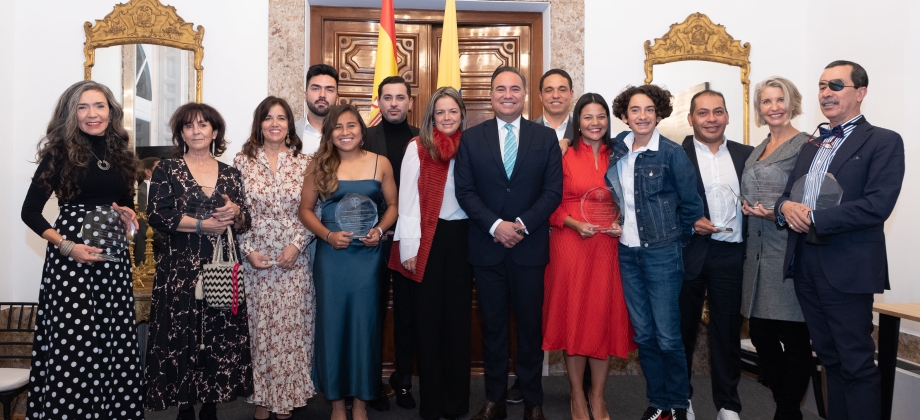 Orgullo tricolor en la VI edición de los premios ‘10 Colombianos’ en España