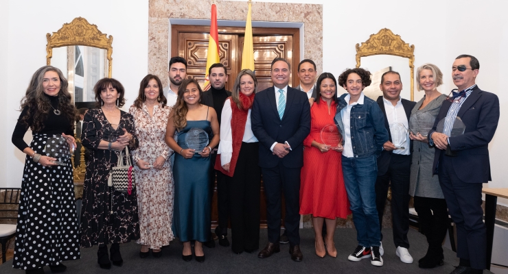 Orgullo tricolor en la VI edición de los premios ‘10 Colombianos’ en España