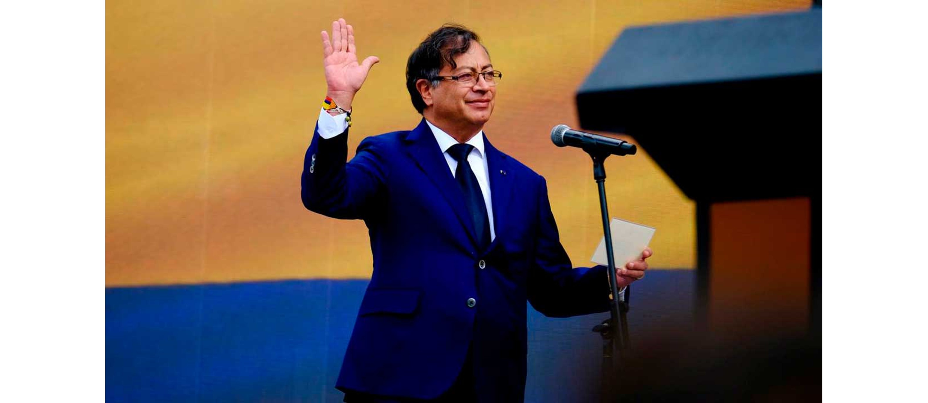 Palabras del Presidente de la República, Gustavo Petro Urrego, al tomar posesión como Jefe de Estado