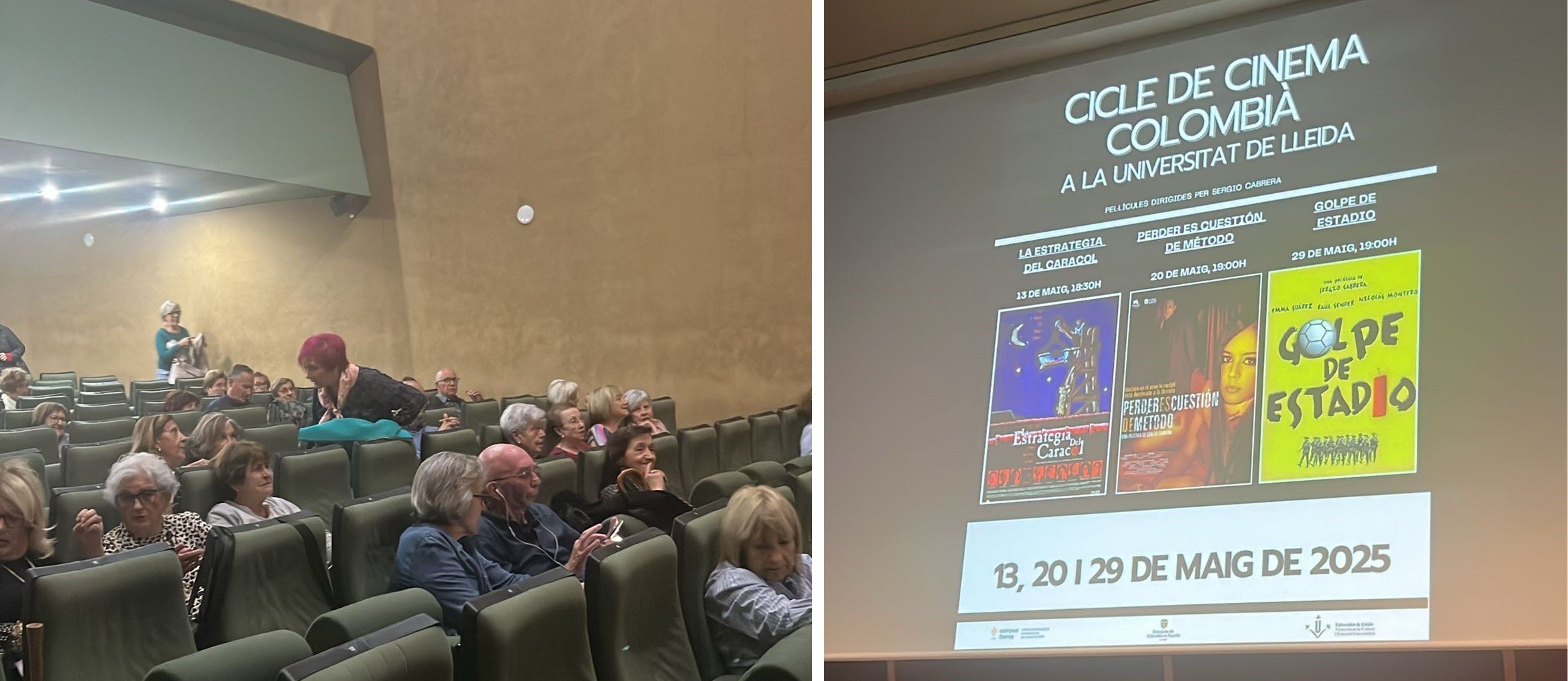 La Embajada de Colombia en España inaugura el Ciclo de Cine Colombia en la Universidad de Lleida