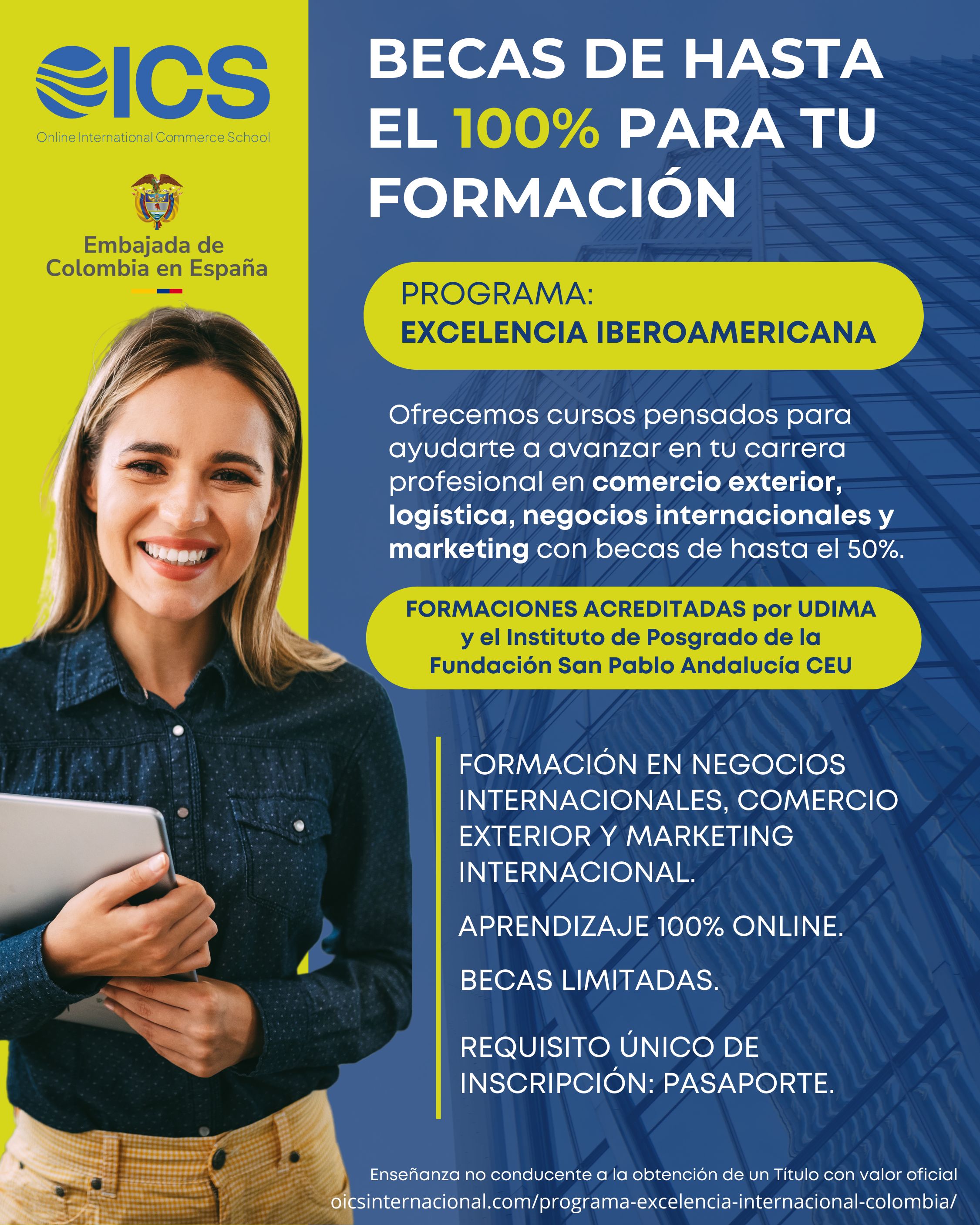 Programa “Excelencia iberoamericana” de Becas OICS para la Excelencia Profesional