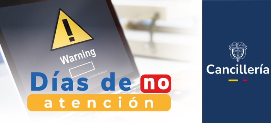 Día de no atención por festivo en la Embajada en España