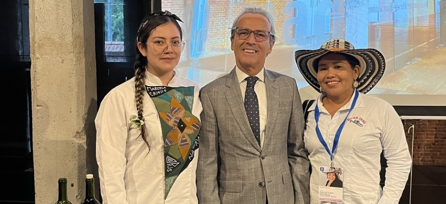 Con la Embajada de Colombia en España, dos cocineras colombianas participaron en el Food Design Festival 2024 en Madrid