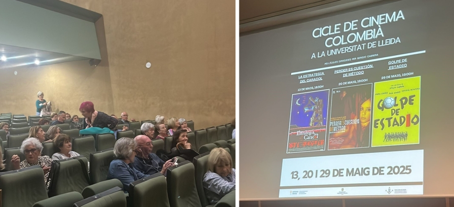La Embajada de Colombia en España inaugura el Ciclo de Cine Colombia en la Universidad de Lleida