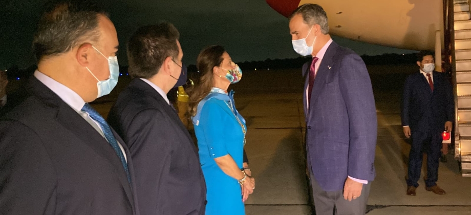 La Vicepresidente y canciller recibió a Su Majestad el Rey Felipe VI en Barranquilla