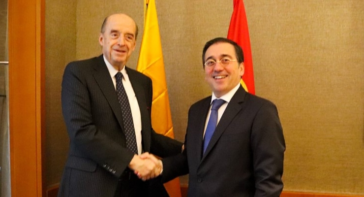 Constructiva reunión entre los ministros de Relaciones Exteriores de Colombia y España  