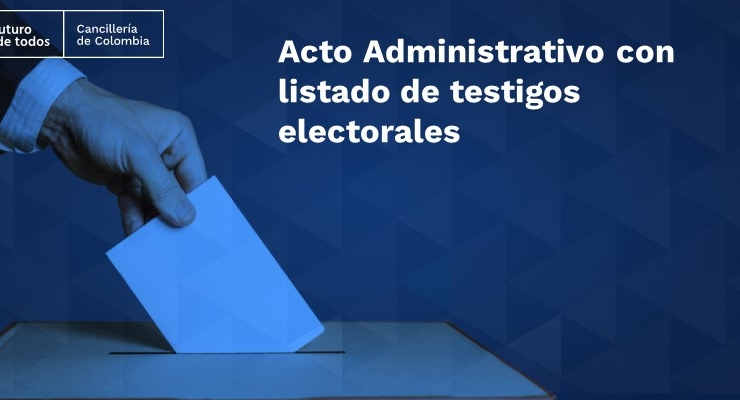 Acta No. 5 del 31 de mayo de 2022 donde se acreditan a los Testigos Electorales en España 
